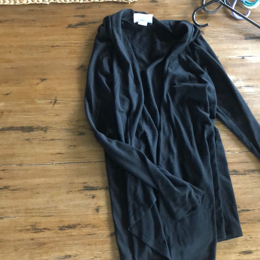 Black maternity cover up